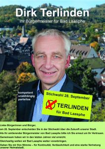 Stichwahl am 28.9.25 – Dirk Terlinden für Bad Laasphe